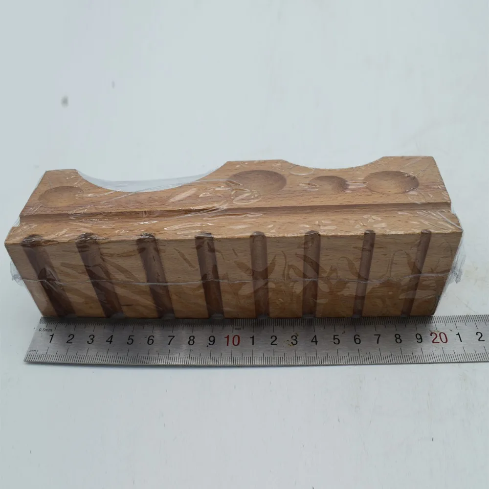 

Wood Forming Block Grooved Channels Jewelry Wooden Cube Forming Tool Jewelry Mold