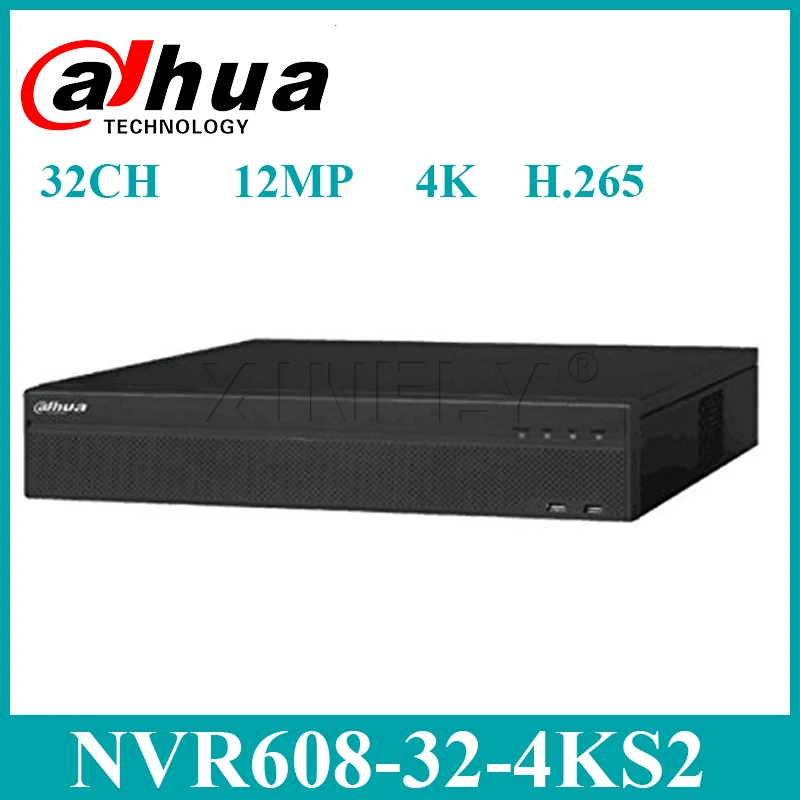Dahua Original NVR608-32-4KS2 with Logo Network Video Recorder 32 Channel Ultra 4K H.265 up to 12MP 8 SATA Interface | Безопасность и