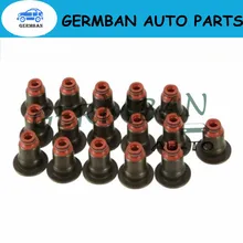 16 PCS Valve Stem Seals Kit Application For BMW E53 X5 E63 E65 E70 X5 E71 X6 E87 E90 N42 N46 N62