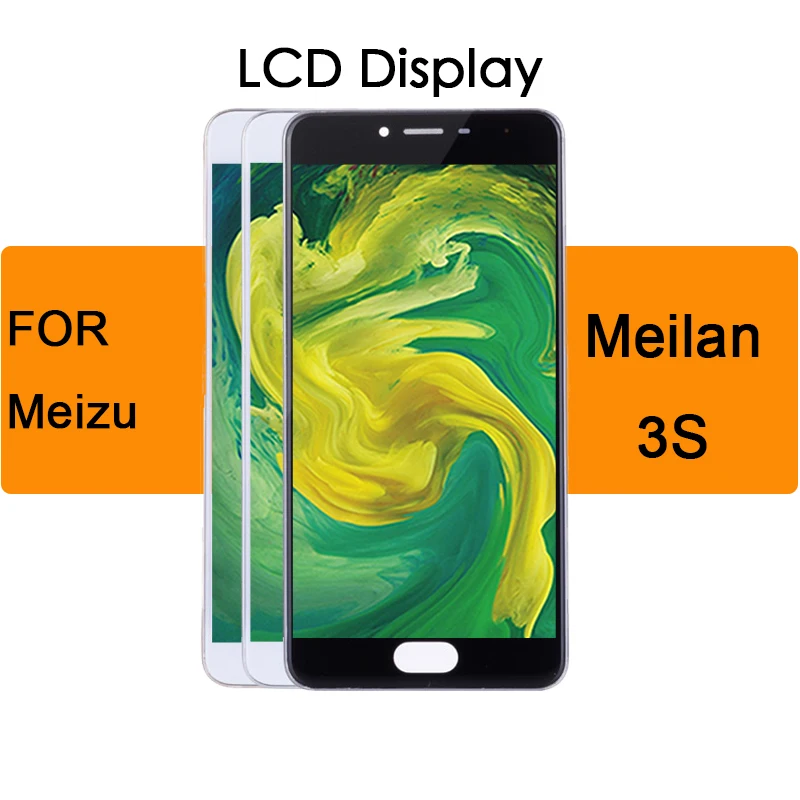 Новый Для MEIZU M3S ЖК дисплей Дисплей Сенсорный экран дигитайзер для сборки с