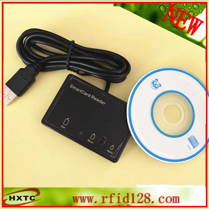 Free Shipping Iso 7816 Standard Mcr3516 4 In 1 4g Contact Reader Writer ...