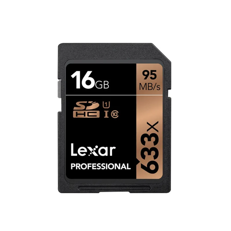 Lexar Original 64G SD Card 256GB Memory Card 32GB UHS-I Flash Card 128GB 16GB High Speed Up To Max 95M Class10 633x For Camera - Емкость: 16GB