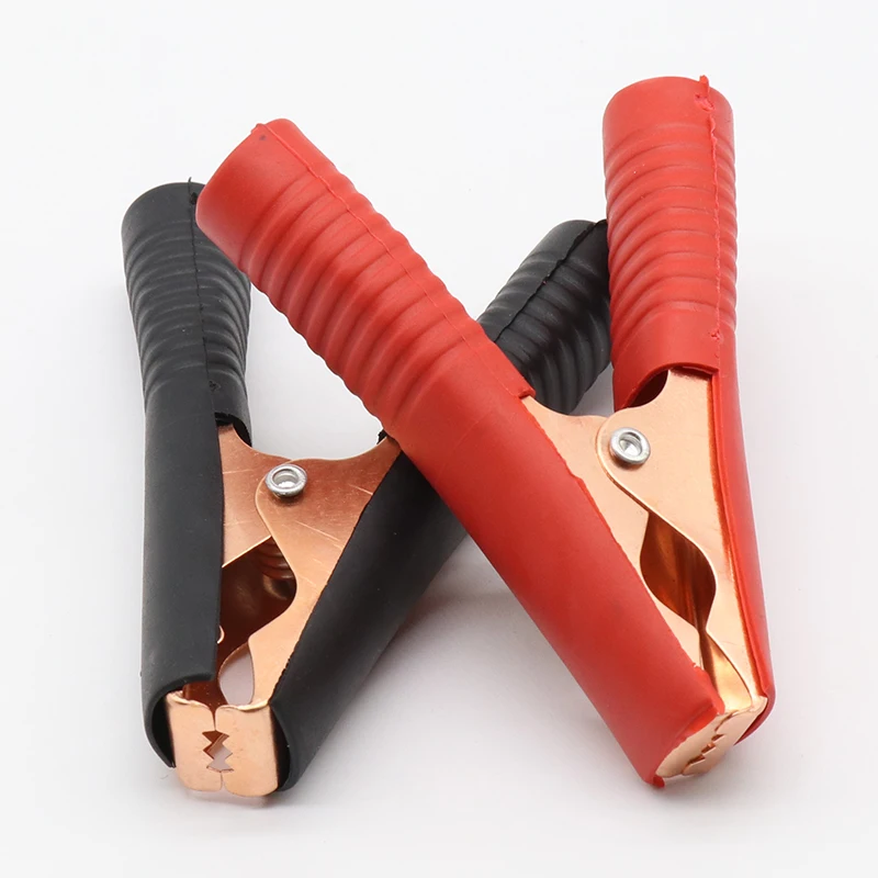 Promotion! Car Alligator Clips Battery Clamps Crocodile Clip 100A Red