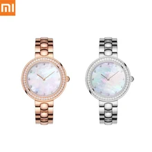Xiaomi Mijiia TwentySeventeen часы Кристальные кварцевые часы 5ATM водонепроницаемые наручные часы из нержавеющей стали женские роскошные часы H20