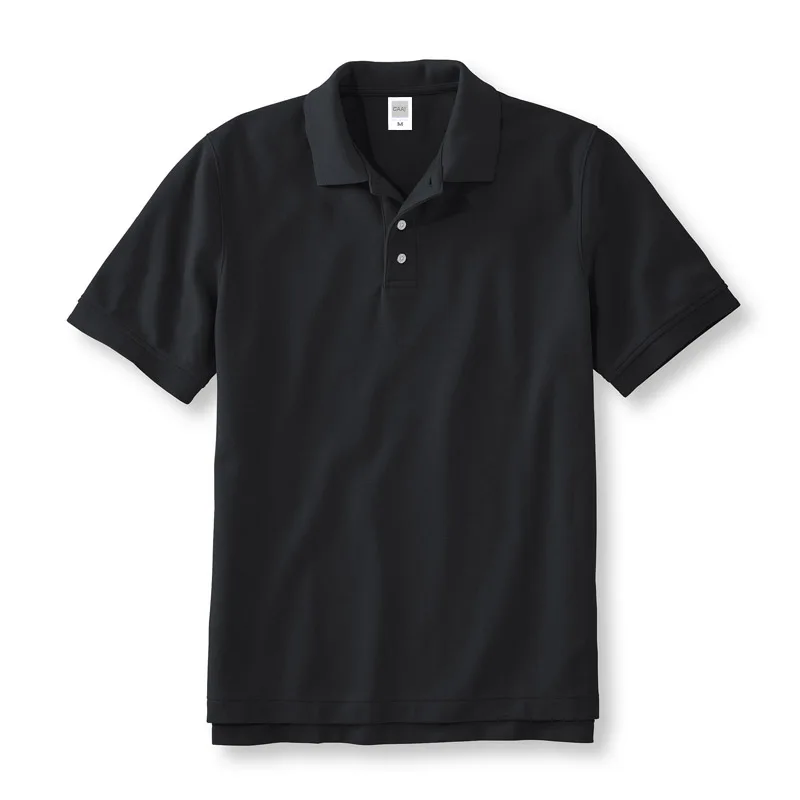100 хлопок, мужские рубашки поло, рубашки-поло, брендовые, высокое качество, с коротким рукавом, розовые, винные, синие, серые, красные, черные, рубашки для гольфа, поло, мужские футболки - Цвет: Black