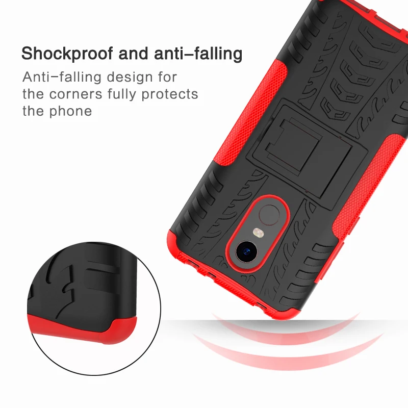 Case for Xiaomi Redmi 5 Plus 4X 5A Mi A1 ShockProof TPU PC Phone Stand Phone Case Xiomi Redmi Note 4X 4Pro Note 5A 5Pro 4 Covers Case for Xiaomi Redmi 5 Plus 4X 5A Mi A1 ShockProof TPU PC Phone Stand Phone Case Xiomi Redmi Note 4X 4Pro Note 5A 5Pro 4 Covers