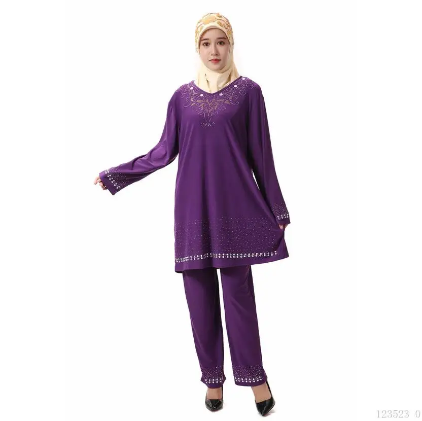 Женские мусульманские платья Исламская Костюмы пакистанский сальвар камиз V образным вырезом турецкие платья с бриллиантами Турция одежда платье dubai abaya 4XL