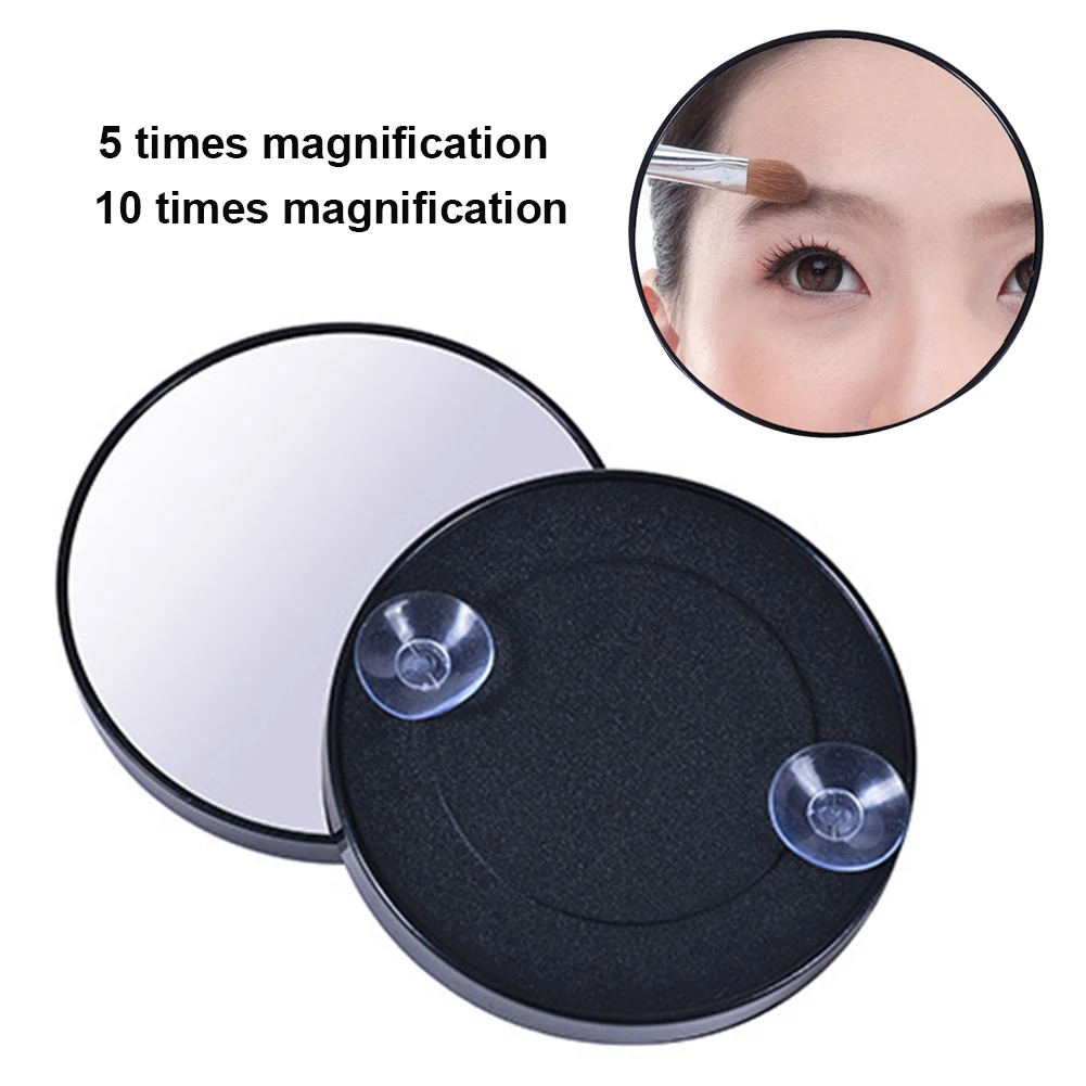 

Top selling Makeup Mirror 5/10X Magnifying Mirror With Two Suction Cups Cosmetics Tools Round Mirror Magnification