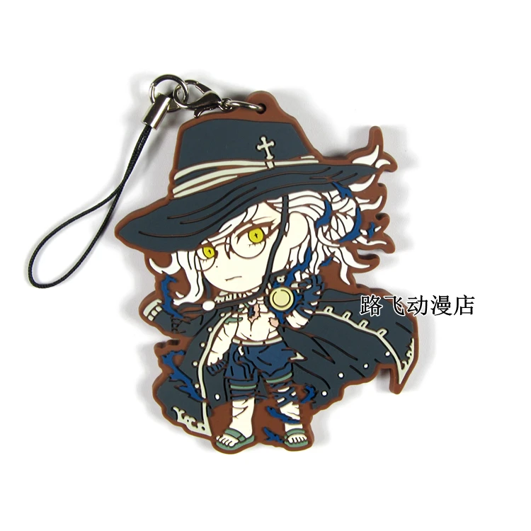 

Fate stay night Original Japanese anime figure rubber Silicone mobile phone charms/key chain/strap D495