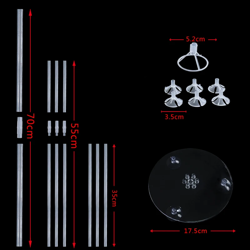7 шт. прозрачный базовый держатель для воздушных шаров DIY Свадебные украшения латексные воздушные шары стол плавающий шар опорный стержень держатель для шарика