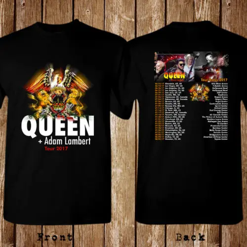 

Queen Adam Lambert Tour Dates 2017 Size S-5XL T-shirt