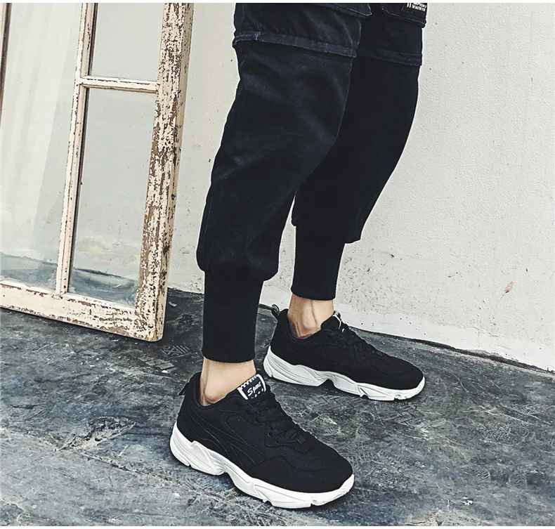 Mens Casual Shoes Chunky Trainers Sneakers Men Casual Shoes Men High Platform Classic Shoes Mens Sneakers Mesh Footwear 2019 New (10)