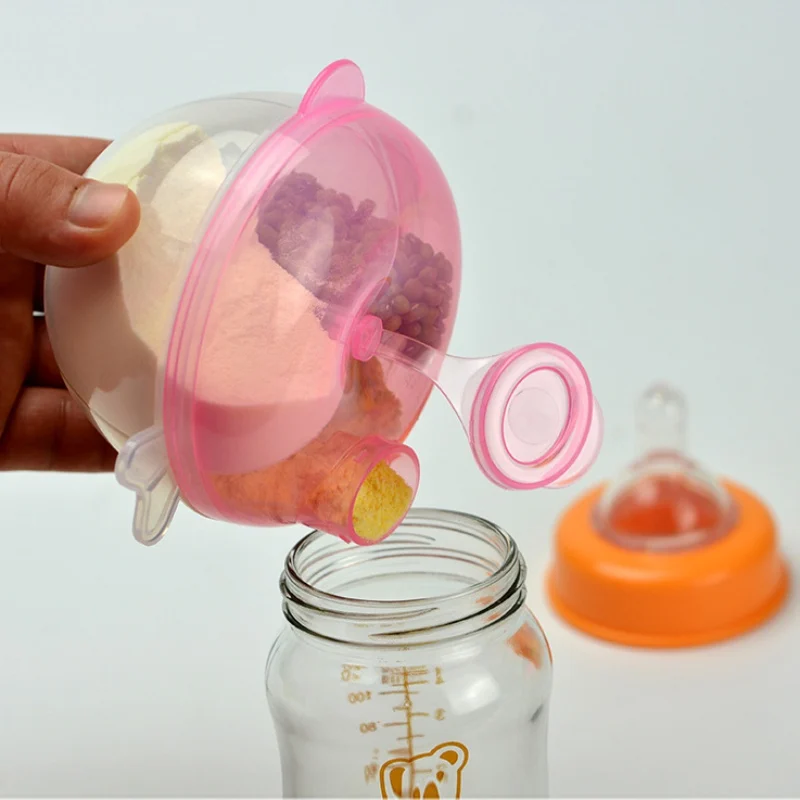 Для малыша, ребенка, новорожденного хранения Коробки Портативный детская молочная смесь Еда контейнер для хранения ювелирных изделий милая миска для кормления малышей