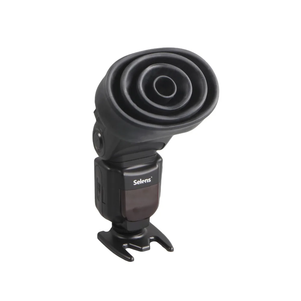 Selens Flash Speedlite Filter diffuser Beam tube Conical Snoot For Canon Nikon Yongnuo Flash Speedlite (6)