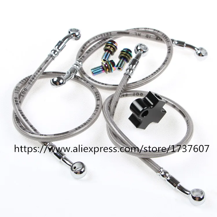 Hydraulic Brake Hose Pipe Tee Coupling Tee Fitting Tee Connector 3way Adapter For Motorcycle Dirt Pit Bike ATV Brake System Hydraulic Brake Hose Pipe Tee Coupling Tee Fitting Tee Connector 3way Adapter For Motorcycle Dirt Pit Bike ATV Brake System