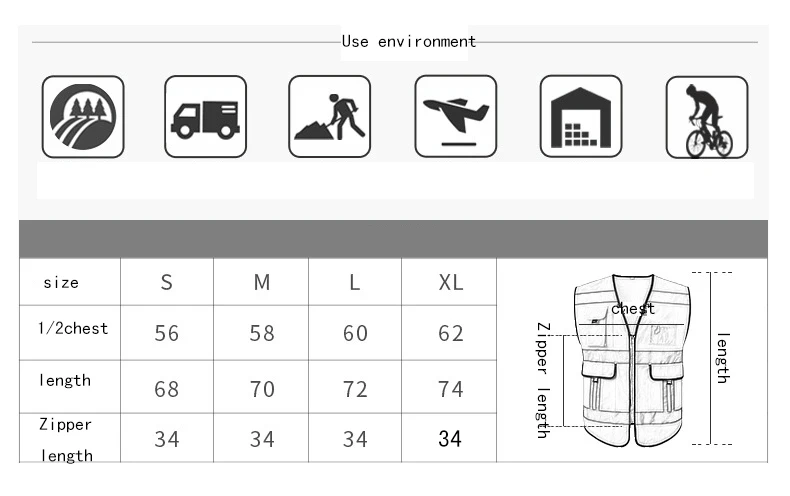 Высококачественный светоотражающий жилет для велоспорта, Спортивная уличная отражательная защитная одежда с несколькими карманами