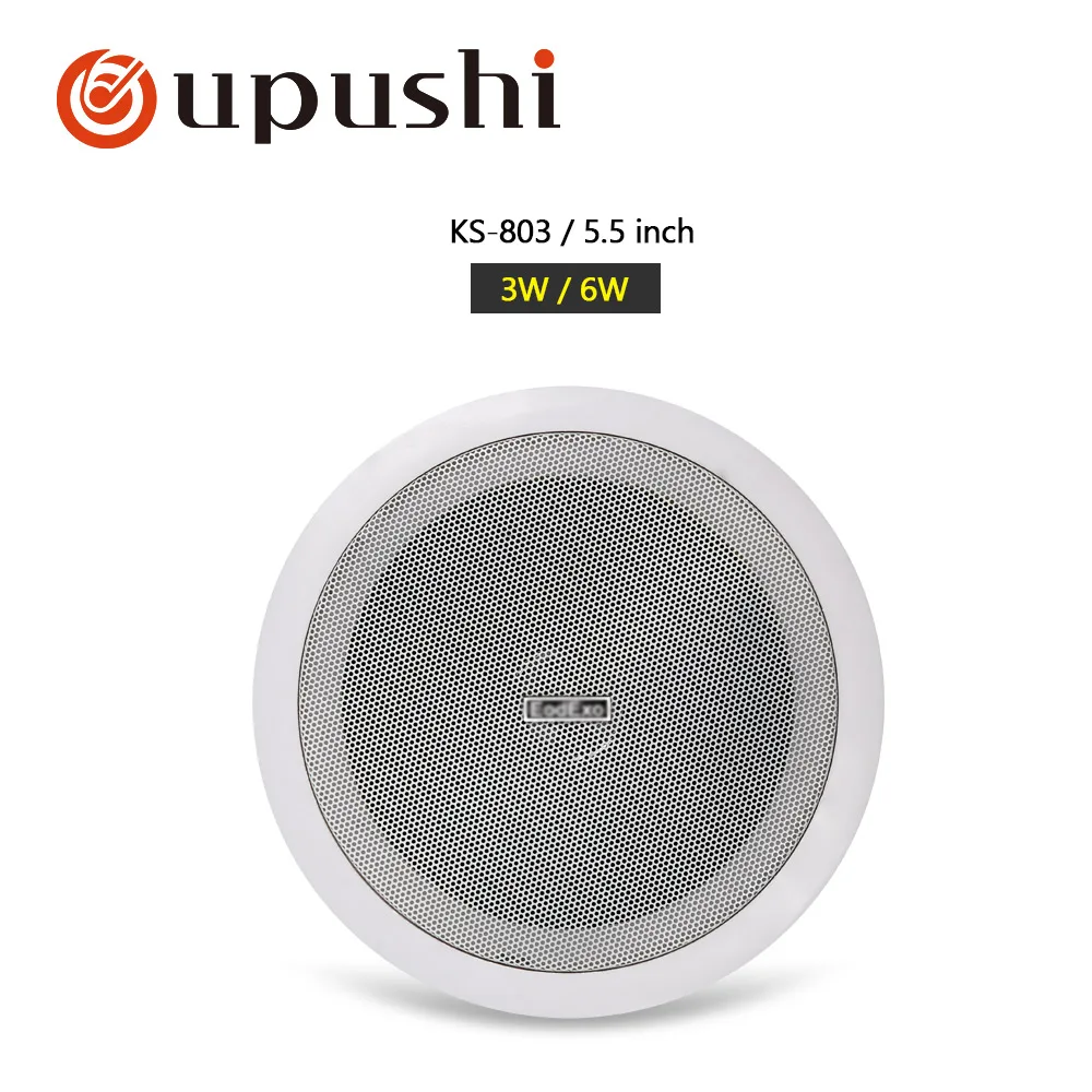 Oupushi KS-803 KS-805 в потолка Динамик звука Системы 6,5-дюймовый потолочный динамик для домашней музыки - Цвет: KS803
