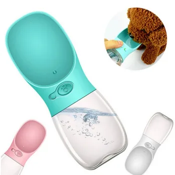 

New Pet Dog Cat Water Bottle Portable Travel Cups Outdoor Feeder Water Drinking Bowl 350/480/550ML Small Large Dogs Pet Products