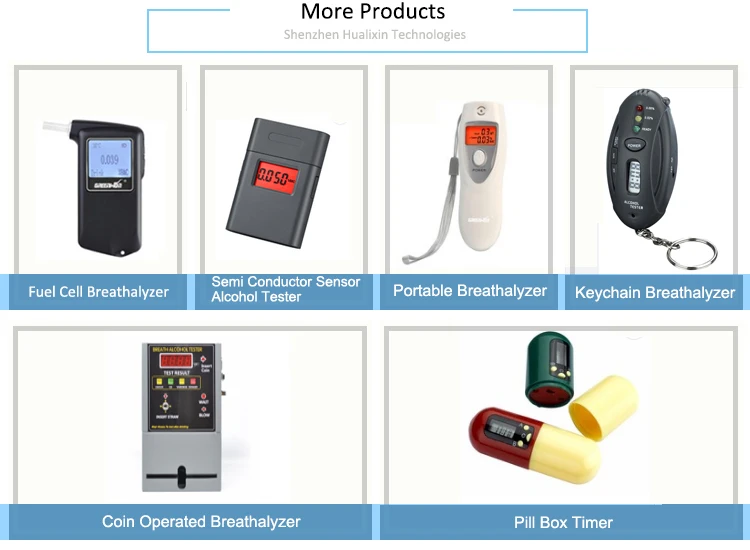 Greenwon portable digital display semi breath alcohol tester