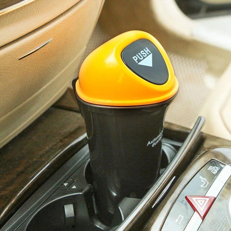 Universal Car Trash Bin Car Garbage Can Rubbish Car Trash Can Garbage