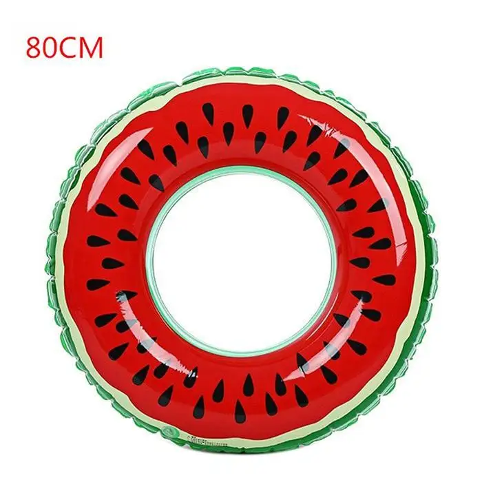 Арбуз надувной плавательный круг термостойкие многоразовые красный черный поплавок