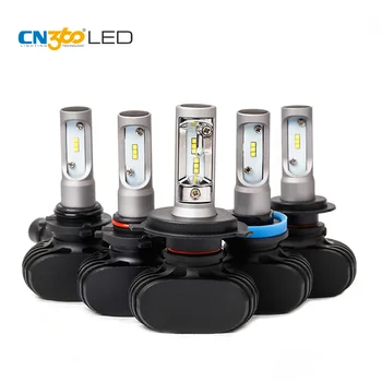 

CN360 2PCS H4 H7 H11 9005 HB3 9006 HB4 LED CSP Auto Car Headlight High Low Beam 6500K 8000LM 12V All In One Small Size Fanless