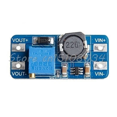 Повышающий Регулируемый Модуль питания постоянного тока MT3608 выход 2 А S08 оптовая