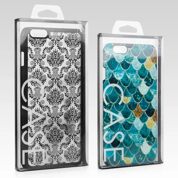 

Blister PVC Plastic Retail Packaging Clear Box Package Universal Packing box For iPhone 7 6 Plus Phone Case Cover 500pcs KJ-699