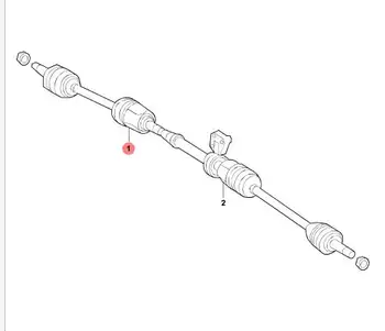 

S101051-0300/S101051-0400 Drive shaft assembly for Chana CS35 MT