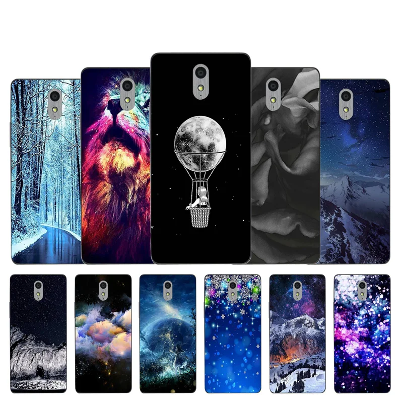 for Lenovo Vibe P1 M Silicon Snowflake Painted High Quality Printing TPU Back Case P1M Phone Cover Capa |