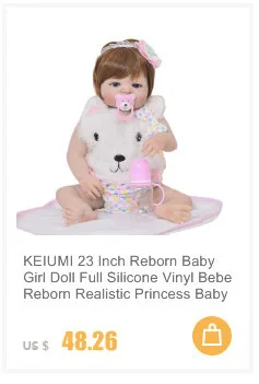 NPK Baby Reborn Doll Одежда для 55 см Baby Alive игрушки для детей милые игрушки для девочек мягкий силиконовый корпус Детские куклы аксессуары