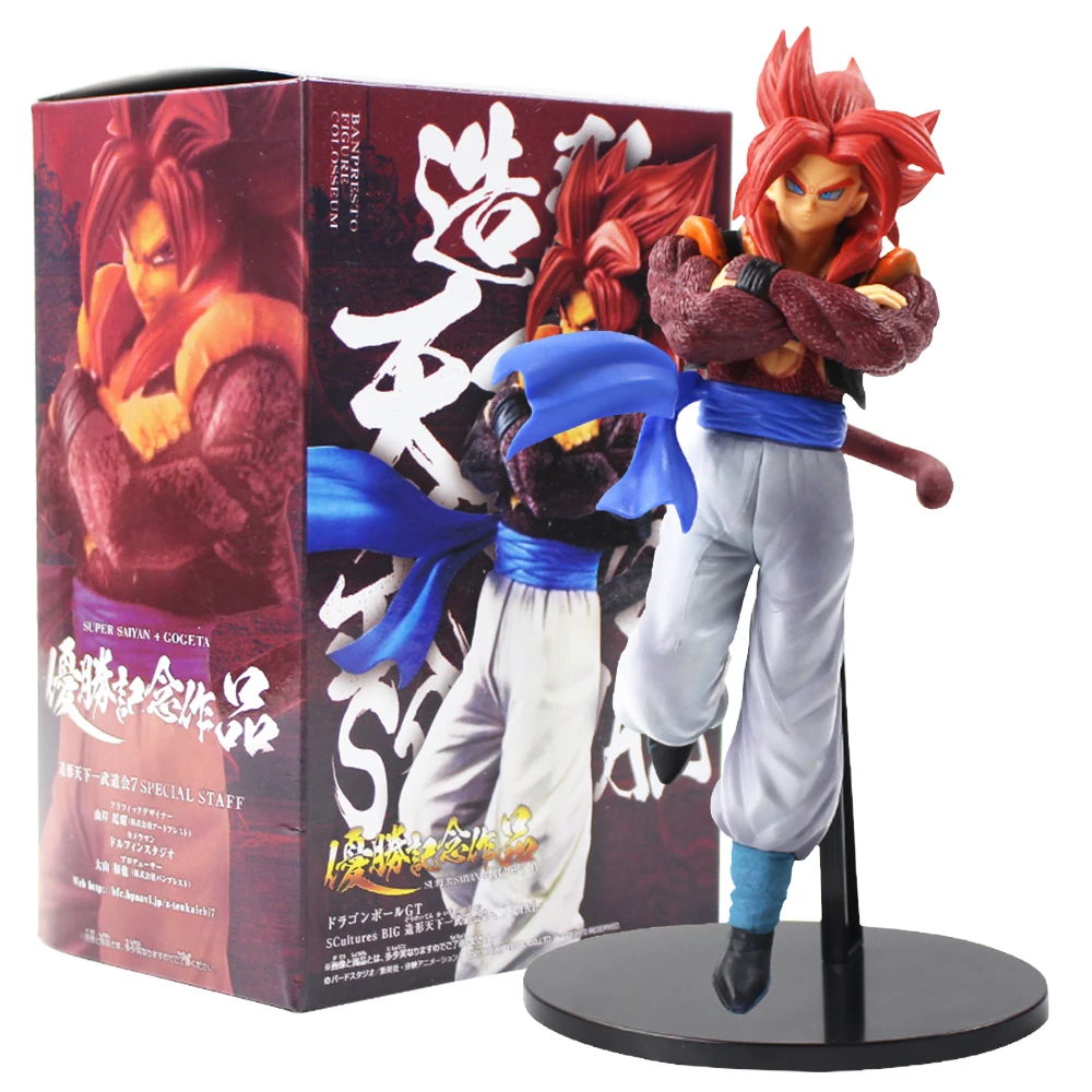 Dragon Ball GT Gogeta рисунок Супер Saiyan 4 Goku Kakarotto Вегета аниме Коллекционная модель игрушки