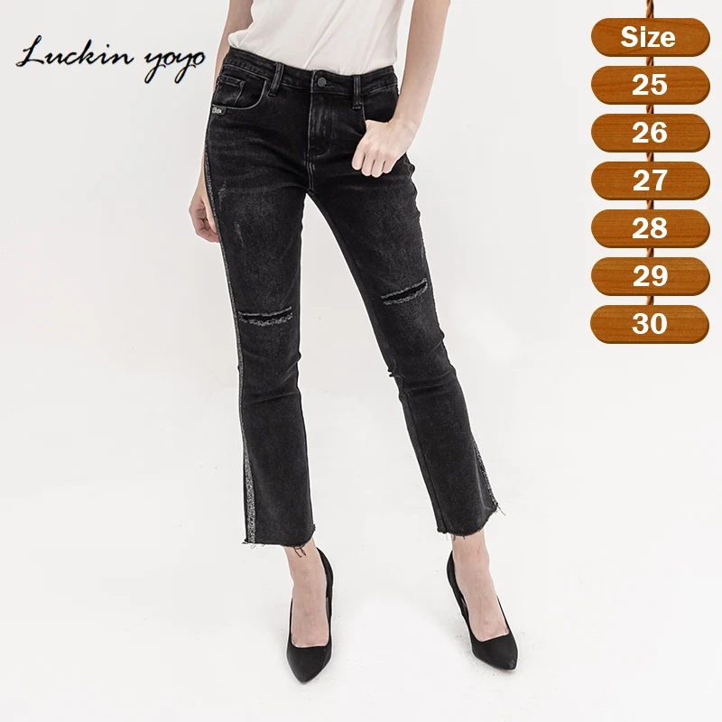 Jeans for Women black Jeans Mid-Waist Jeans Woman High Elastic Stretch Jeans female denim skinny pencil Ankle-Length pants Jeans for Women black Jeans Mid-Waist Jeans Woman High Elastic Stretch Jeans female denim skinny pencil Ankle-Length pants