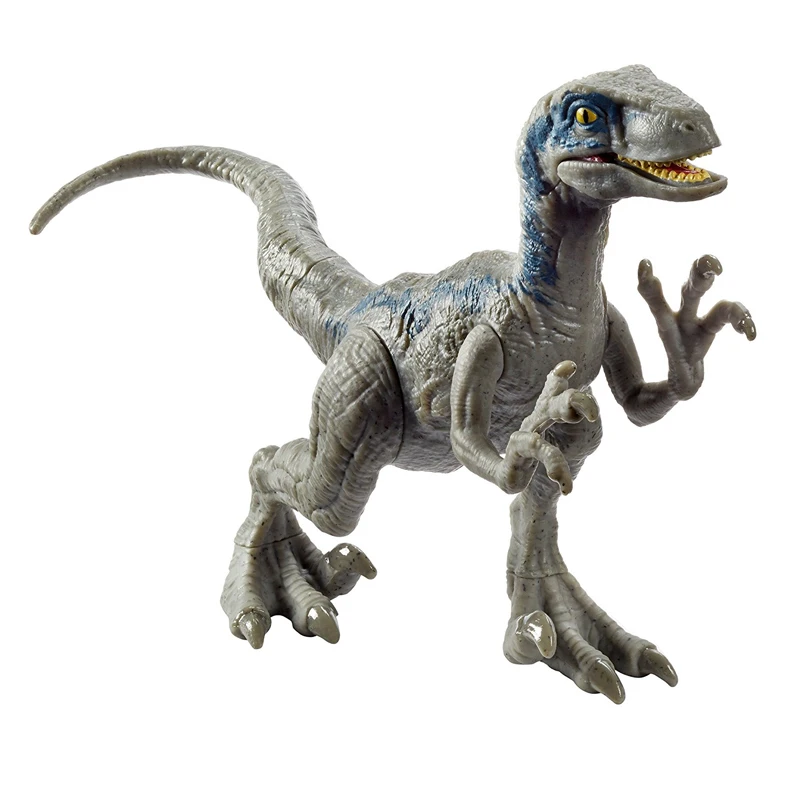 17 см мир Юрского периода 2 игрушки атака пакет Velociraptor синий рисунок диморфодон галлимимус Дракон ПВХ фигурка модель куклы игрушка