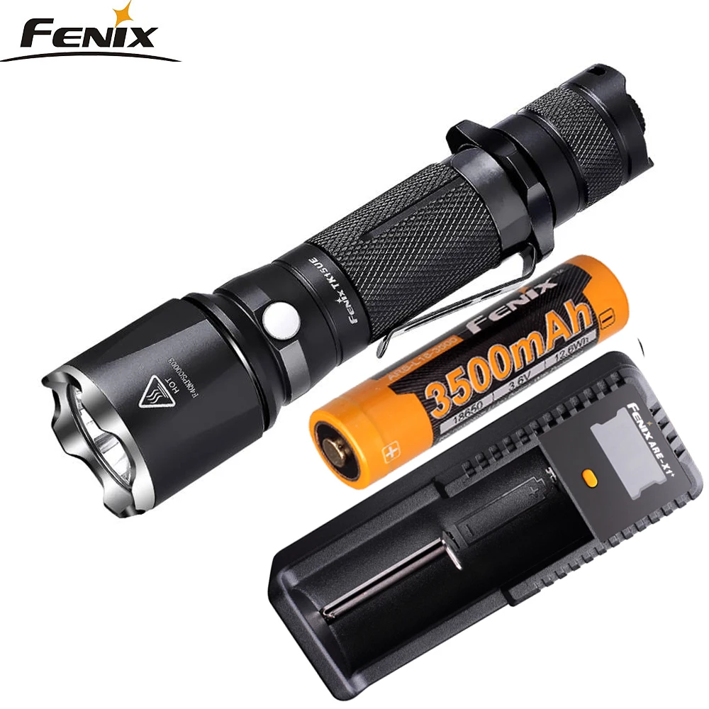 FENIX TK15UE Tactical Flashlight CREE XP L HI V3 LED max 1000 lumen