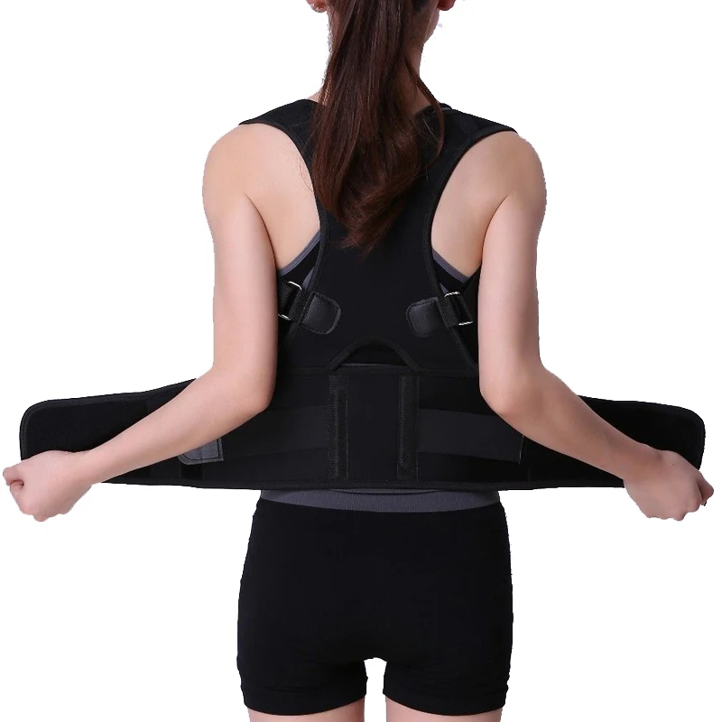 

Male Female Adjustable Posture Corrector Corset Back Brace Back Belt Lumbar Support Straight Corrector de espalda S-XXL