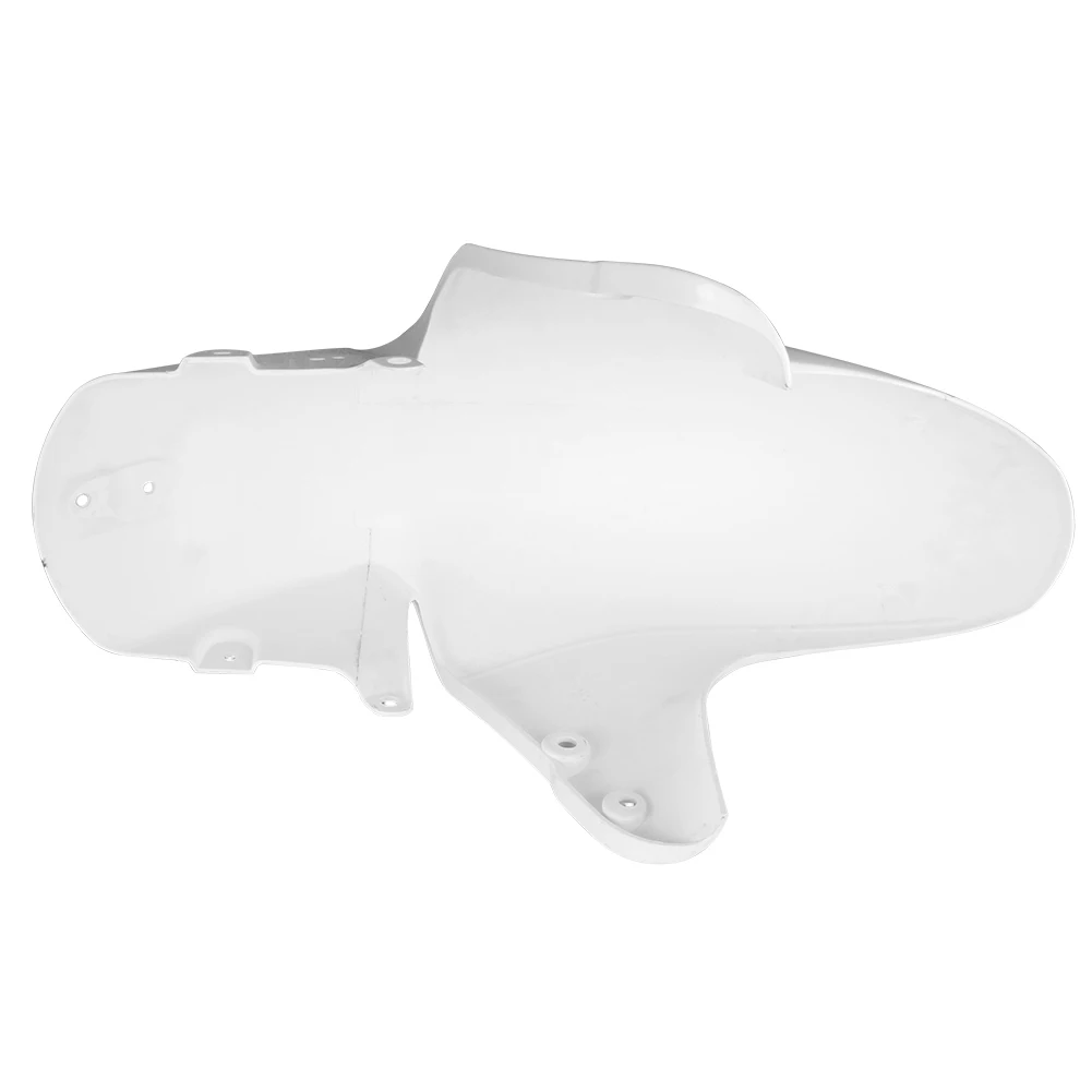 Unpainted White Front Wheel Fender Mudguard Splash Extension Extender Fairing Cover For SUZUKI HAYABUSA GSX1300R GSX 1300R 08-12