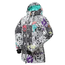 Сноуборд Куртка Женщин Зима Лыжная Куртка Водонепроницаемая Светоотражающие Сноуборд Балахон Женский Снегоход Пальто Зима Sportwear
