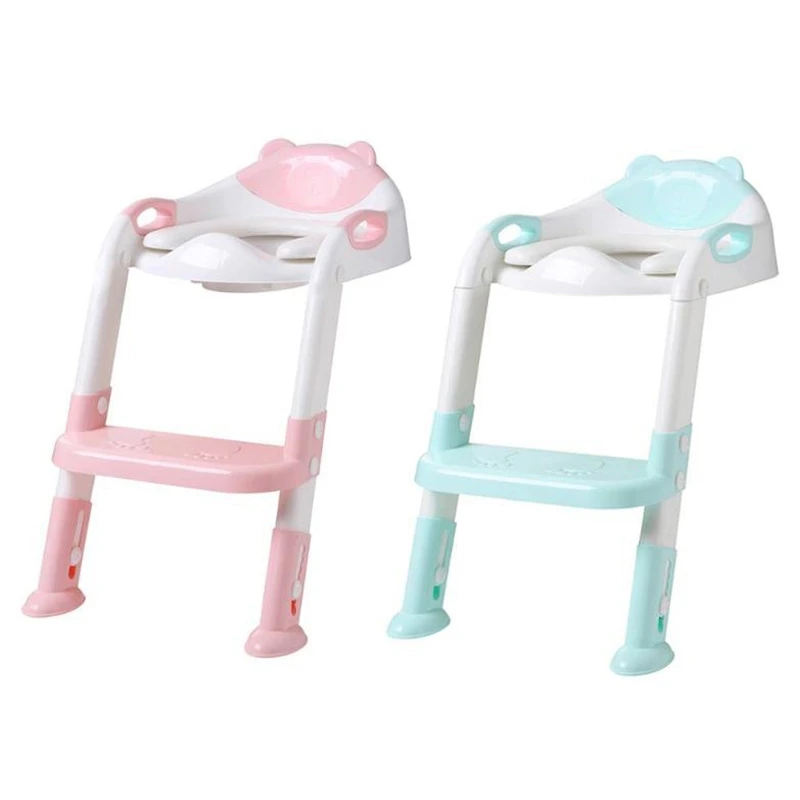 

Folding Baby Potty Infant Kids Toilet Training Seat with Adjustable Ladder Portable Urinal Potty Toilet Seat for Kids