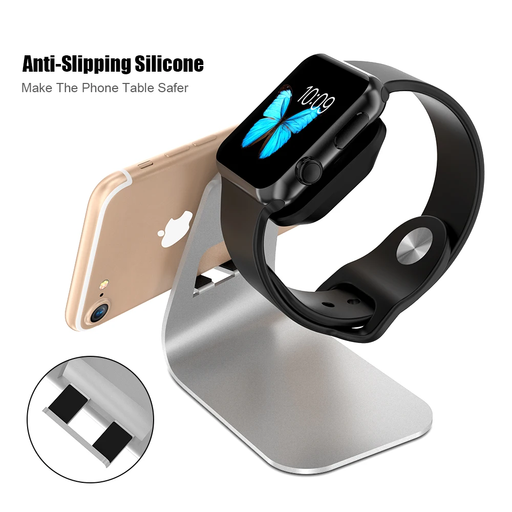 RAXFLY Подставка для зарядки Apple Watch iWatch iPad iPhone Samsung Кронштейн Док станция Стоковая