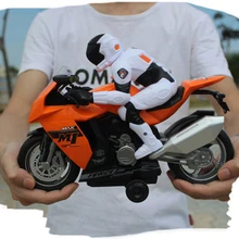 RC игрушечные мотоциклы с дистанционным управлением мини мотоцикл RC супер крутая игрушка трюк автомобиль для детей подарок со светом вращение музыки