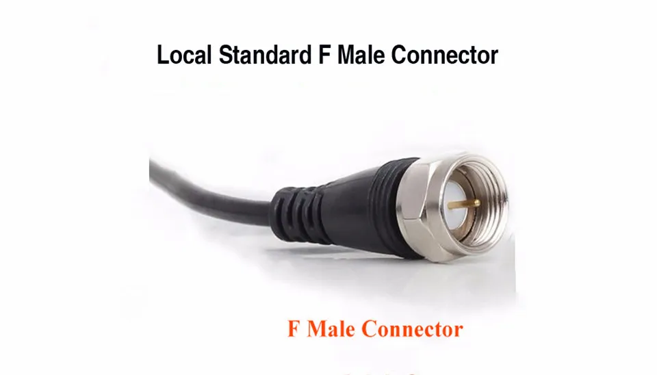 August DTA245 Amplified Digital TV Antenna with F Male Connector