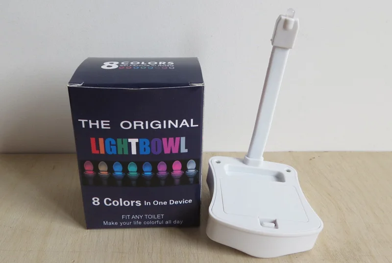 Motion Sensor Toilet Seat Lighting 8 Colors Backlight Toilet Bowl Automatic Night Lamp 3AAA Seat Sensor Light LED Toilet Lamp (8)