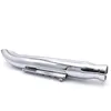 1 PCS Chrome Reverse Cone Motorcycle Exhaust Pipe Muffler Silencer For Harley Cafe Racer Chopper Bobber Custom Bike 38-45MM