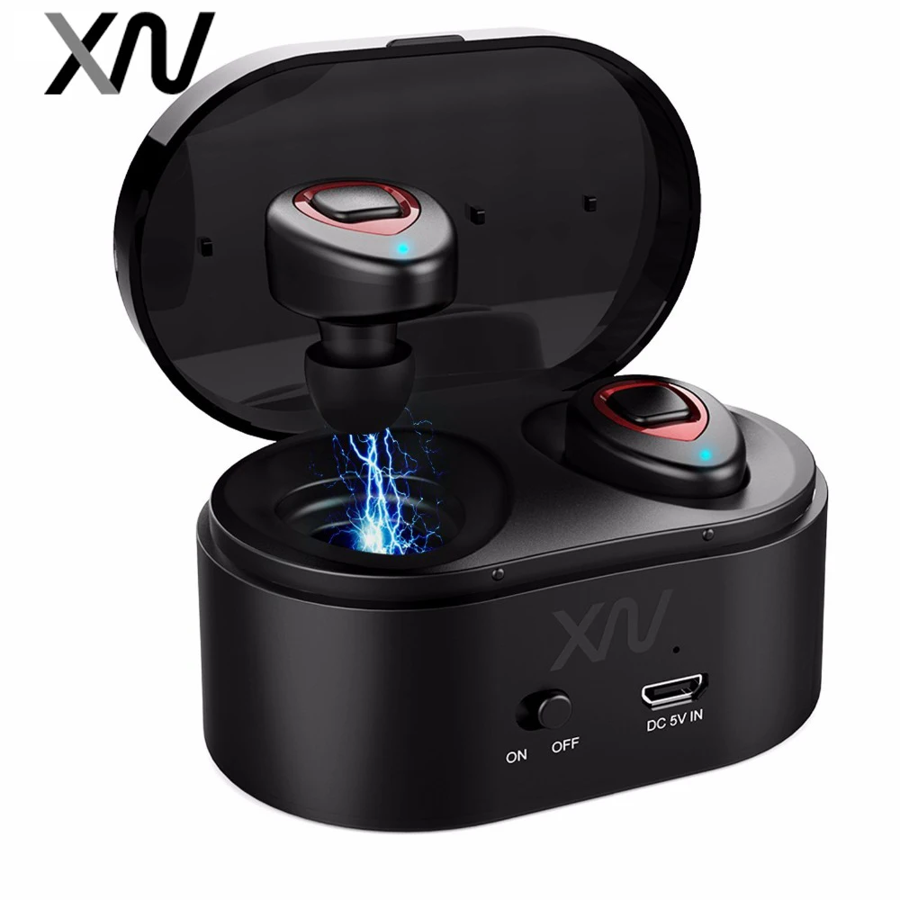 XIAOWU мини K5S Wireles наушники вкладыши Bluetooth 4 1 Портативный с микрофоном спортивные