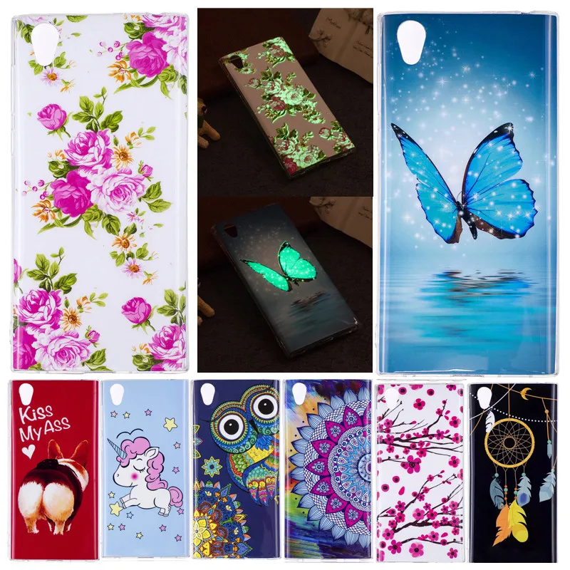

For Sony Xperia L 1 L1 G3312 Case Luminous Anime Animal Silicone TPU Skin Soft Back Cover Case for Sony Xperia L1 G3311 G3313