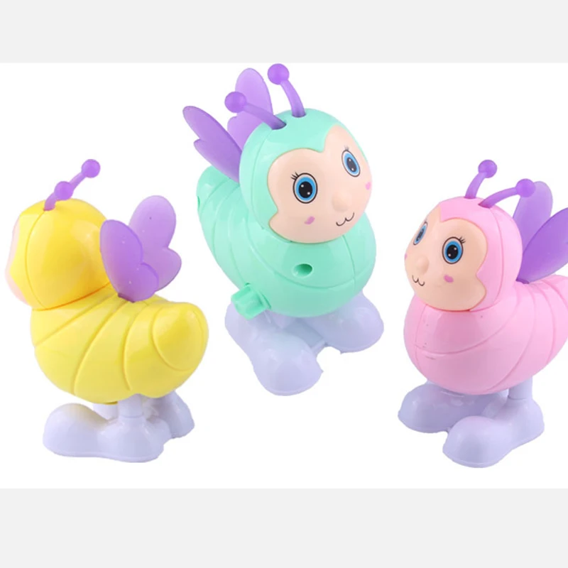 1PC Sent Random Cute Animals Wind Up Toys Baby Develop Kids