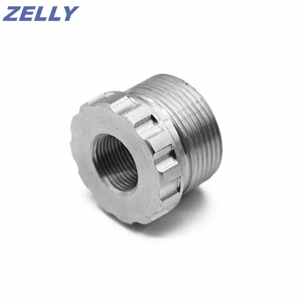 

1/2"x28 tpi Adapter End Cap FOR 1"x6" Solvent Trap/Fuel Filters To .22LR, Napa 4003 Wix 24003 (OD: 1.050" +/-0.05", about 27mm)