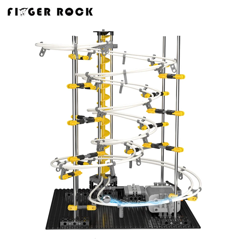 Finger Rock Space Rail Roller Coaster Toys High Quality Fit Blocks Assembly Electric DIY Spacerail Model Building Kits For Boy