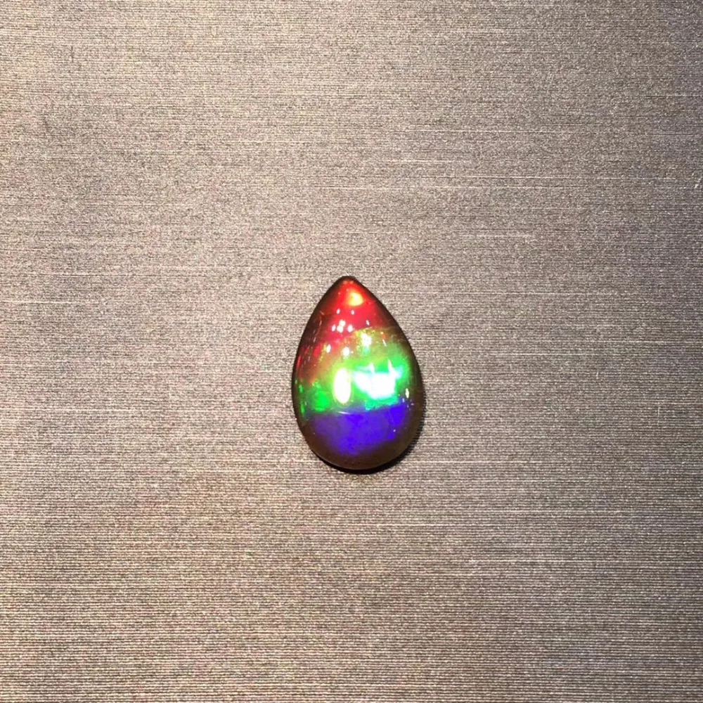 

CQT Certificated 12*8mm Natural Colorful Ammonite Gemstones Loose Stones Loose Gems